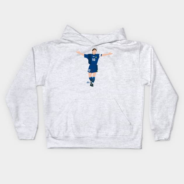 Diego Maradona 94 Kids Hoodie by jbsgrafico